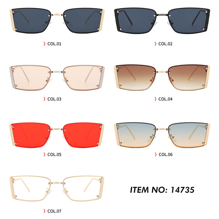 FOXX SMALL RECTANGLE METAL FRAME