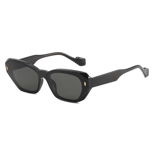 Kaiya Unisex Narrow Cat-Eye UV400 Sunglasses