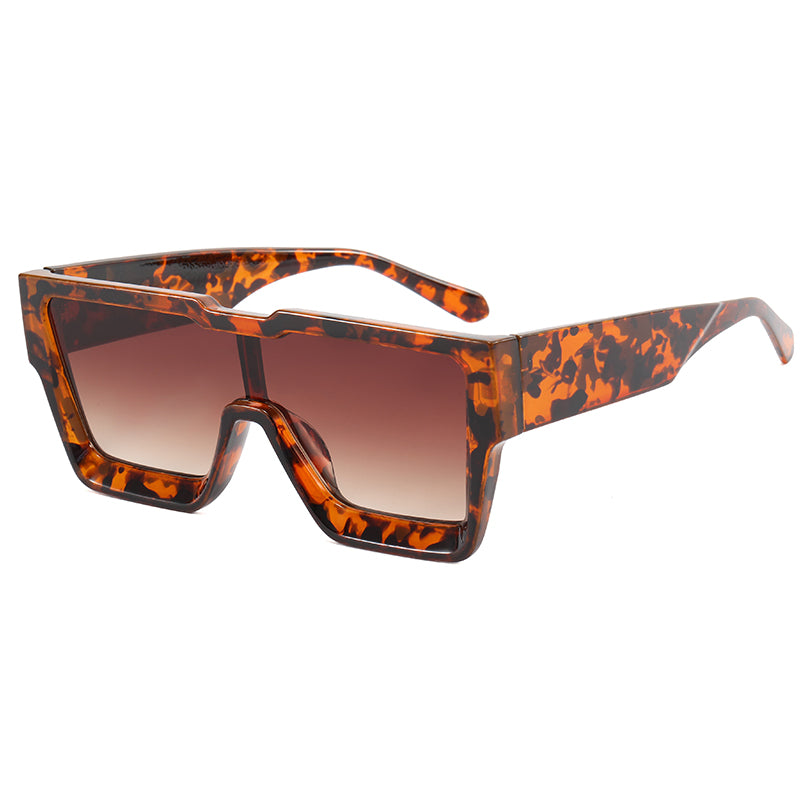 SKYLAR UNISEX OVERSIZED FLAT TOP UV 400 SQUARE FRAME SUNGLASSES
