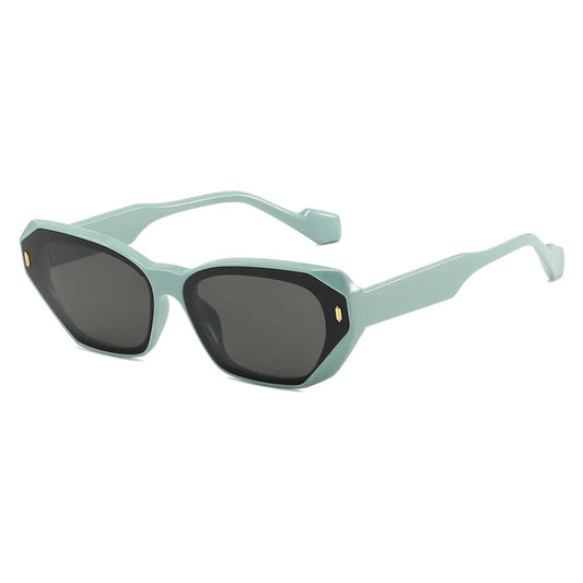 Kaiya Unisex Narrow Cat-Eye UV400 Sunglasses