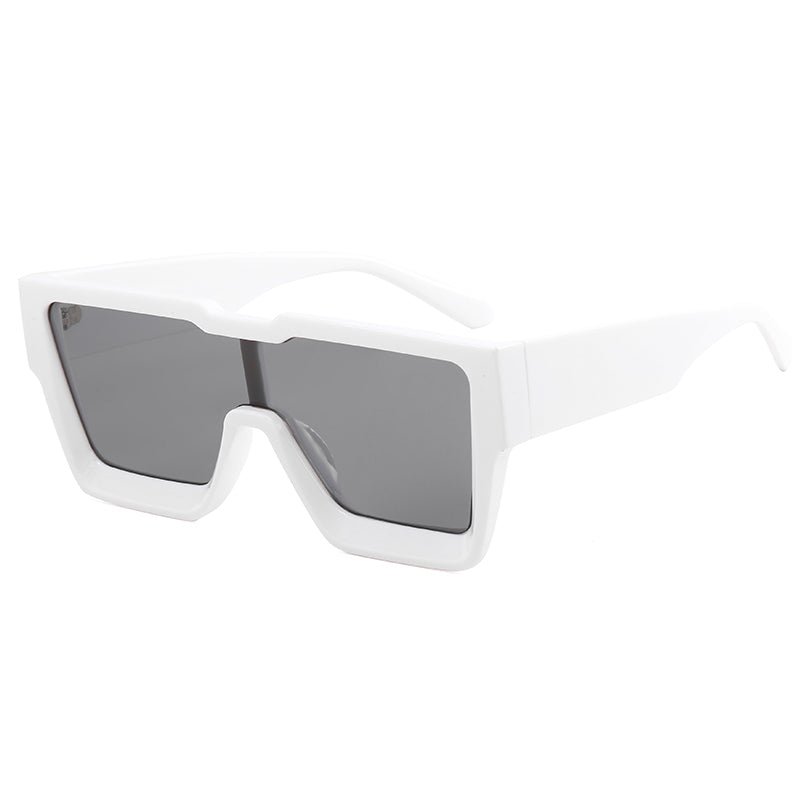 White flat hotsell top sunglasses
