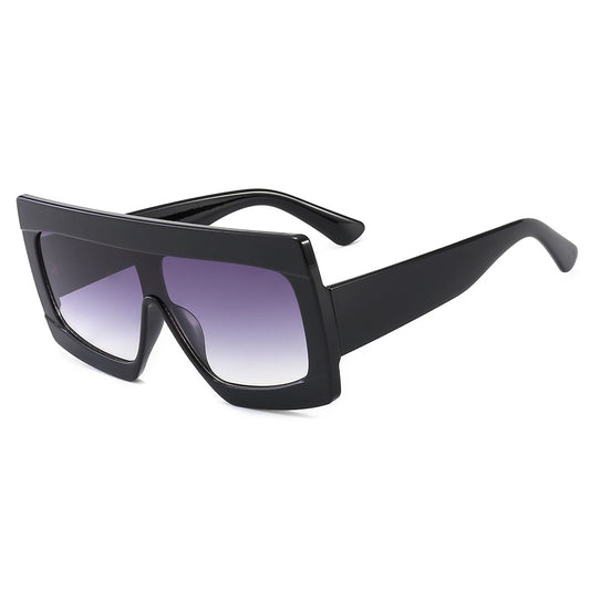 TERRY Unisex Oversized Thick Frame UV400 Sunglasses