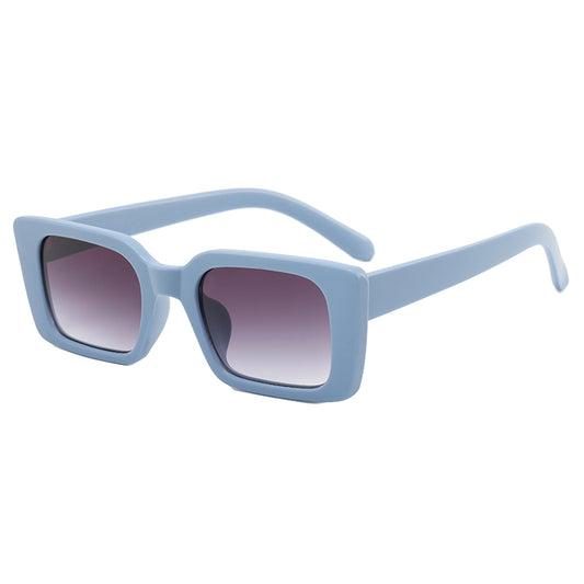 OCEAN SMALL UNISEX UV400  VINTAGE  RECTANGLE METAL FRAME SUNGLASSES