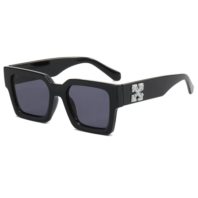 AUGUST  UNISEX TINTED CHUNKY SQUARE  FRAME UV400  SUNGLASSES