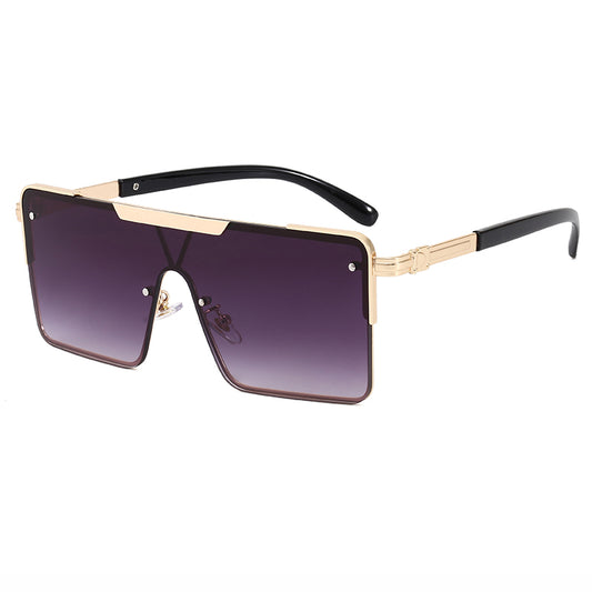 AIDEN UNISEX UV 400 RECTANGLE FRAMELESS FLAT-TOP SHADES